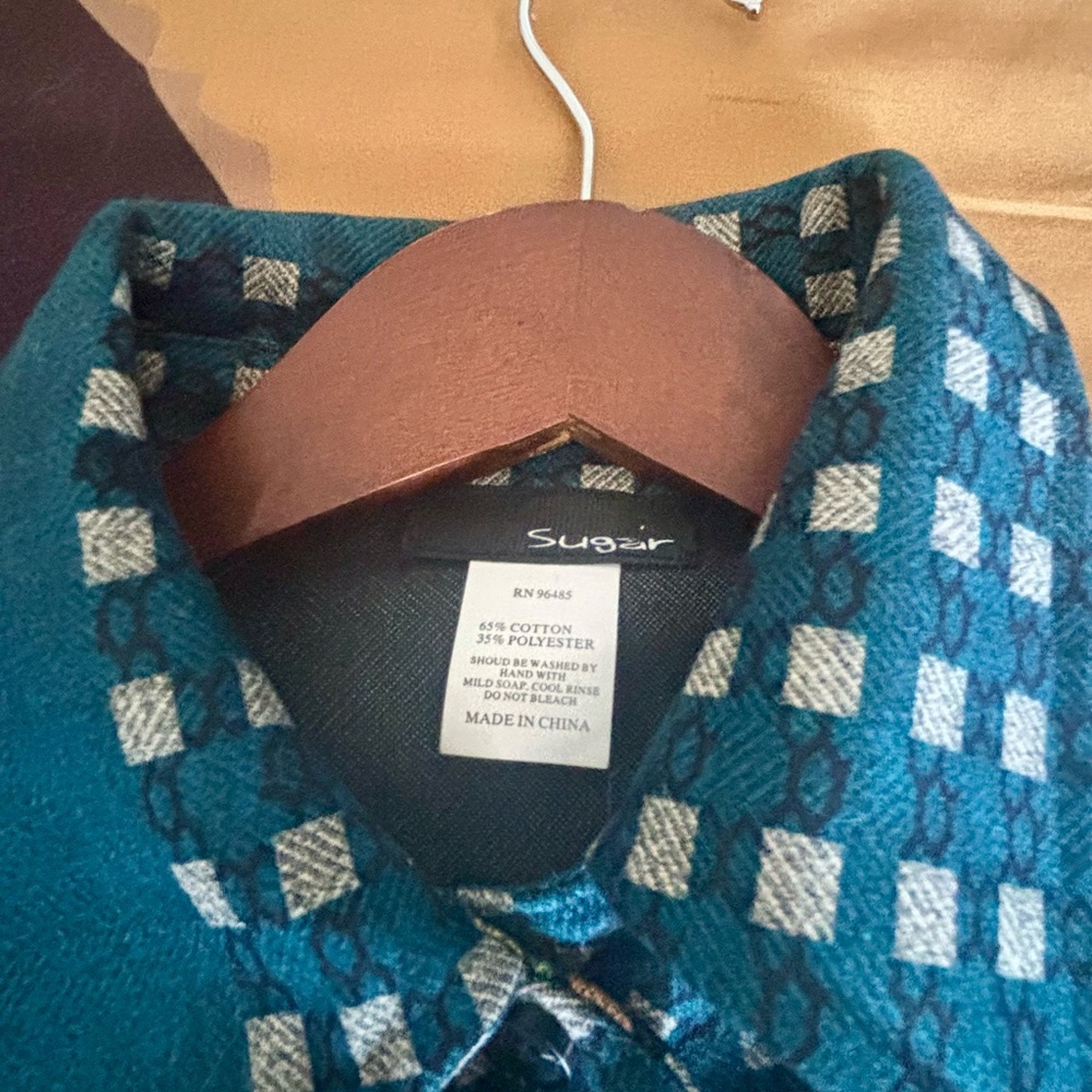 Stylish Multicolor Patterned Dress/Coat - Picture 3 of 7